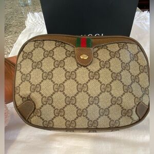 Gucci Sherry line GG canvas crossbody bag
